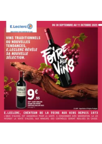 Prospectus E.Leclerc CAUDRY : FOIRE AUX VINS - MIXTE