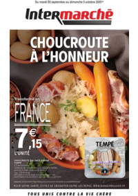 Prospectus Intermarché Super Champeix : S40 - R5 - CHOUCROUTE