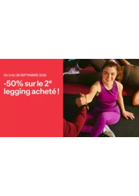 Prospectus DECATHLON Beziers 12 Rue Zenobe Gramme : 1 legging acheté le 2ème à -50%