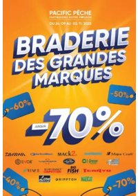 Prospectus Pacific Pêche FOUQUIÈRES LES BÉTHUNE : LA BRADERIE des GRANDES MARQUES est lancée !