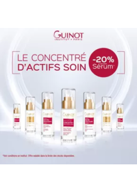 Prospectus Guinot PARIS 51 RUE RAYMOND LOSSERAND : Offre exclusive sur votre Sérum