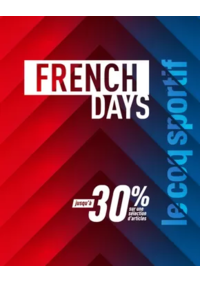 Prospectus Le Coq Sportif BAYONNE : French days