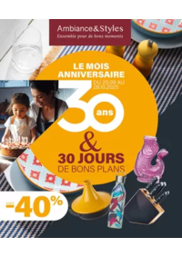 Prospectus Ambiance et styles Gisors : Le mois anniversaire