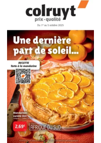 Prospectus Colruyt FAULQUEMONT : Une dernière part de soleil