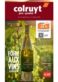Prospectus Colruyt CHALINDREY : FOIRE AUX VINS BOURGOGNE