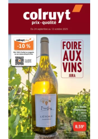 Prospectus Colruyt MOIRANS en MONTAGNE : FOIRE AUX VINS JURA