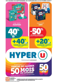 Prospectus Hyper U PONTARLIER : Quinzaine Commerçante