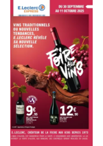 Prospectus E.Leclerc Express : FOIRE AUX VINS V.EXPRESS