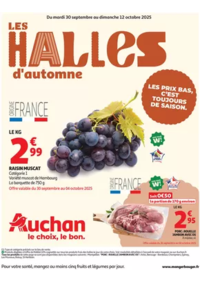 Prospectus Auchan SARCELLES Division Leclerc : LES HALLES d'automne