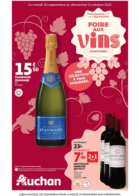 Prospectus Auchan Villeneuve-d'Ascq V2 : Foire aux Vins d'Automne