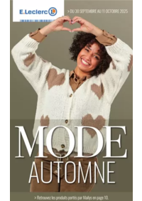 Prospectus E.Leclerc LE BLANC : TEXTILE PROMOS MONSTRES 1