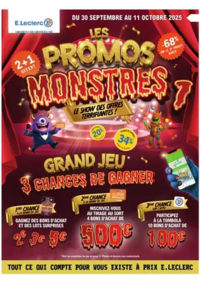 Prospectus E.Leclerc LA SOUTERRAINE : PROMOS MONSTRES 1