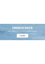 Prospectus Roxy : French days 20€ offerts par tranche de 100€ d'achat