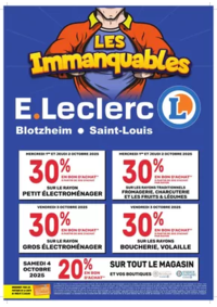 Prospectus E.Leclerc BLOTZHEIM : Les immanquables #1