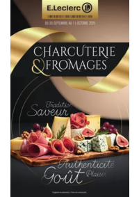 Prospectus E.Leclerc JONZAC : FOIRE AUX FROMAGES & CHARCUTERIE