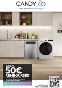 Prospectus Boulanger Gennevillliers : OFFRE Candy : jusqu'à 50€ remboursés !