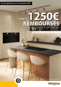 Prospectus Boulanger Cesson : OFFRE Whirlpool: jusqu'à 200€ remboursés !