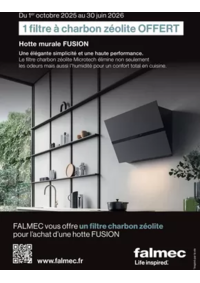 Prospectus Copra BRUNOY : Falcon vous offre 1 filtre à charbon zéolite