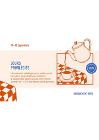 Prospectus Coffea Paris 52 bd Saint Germain : Jours Privilégiés