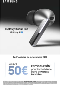 Prospectus LDLC Paris : Jusqu'à 50€ remboursés avec Samsung