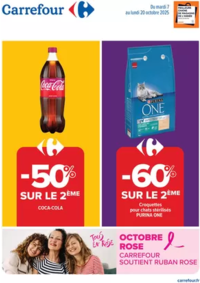 Prospectus Carrefour Drive CHENNEVIERES SUR MARNE : CARREFOUR SOUTIENT RUBAN ROSE
