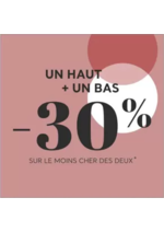 Prospectus Jennyfer : Un haut + un bas -30 % sur le moins cher des deux