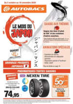 Prospectus Autobacs : Promotion du moment