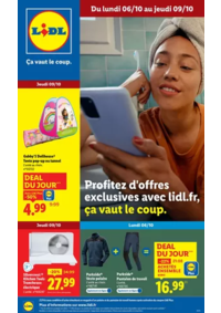 Prospectus Lidl VILLEFRANCHE SUR SAONE : Profitez d'offres exclusives avec lidl.fr, ça vaut le coup.