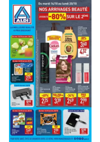 Prospectus Aldi Doullens : Nos arivages beauté