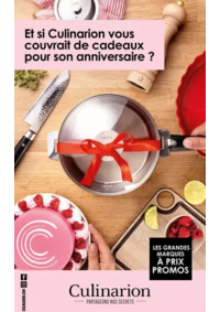 Prospectus Culinarion NANTES : Et si Culinarion vous couvrait de cadeaux pour son anniversaire ?