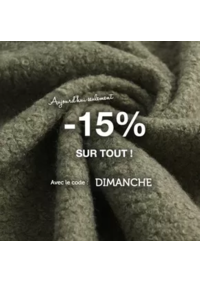 Prospectus Mondial Tissus SILLINGY : Aujourd'hui seulement profitez de -15% sur toute notre e-boutique