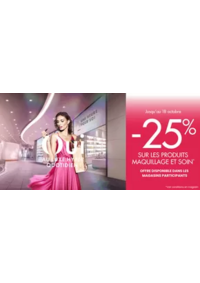 Prospectus Une heure pour soi Tourlaville : -25% SUR LES PRODUITS MAQUILLAGE ET SOIN
