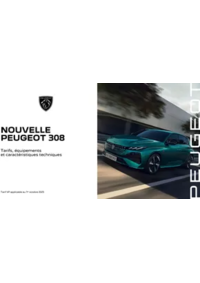 Prospectus Peugeot Consession Garage St Lazare : Peugeot NOUVELLE 308