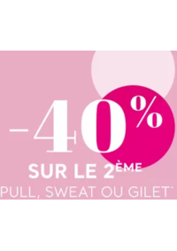 Prospectus Jennyfer PARIS 36 bld rochechouart : -40% sur le 2ème pull, sweat ou gilet femme