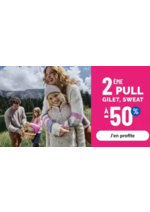 Promos et remises  : 2ÈME PULL GILET, SWEAT A -50%