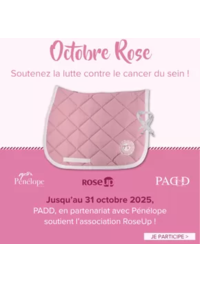 Prospectus Padd Paris Eiffel : Octobre Rose : Tapis et Tour de cou Pénélope