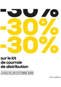 Prospectus Midas Evry : Jusqu’au 25 octobre, profitez de -30%* de réduction sur le kit de courroie de distribution