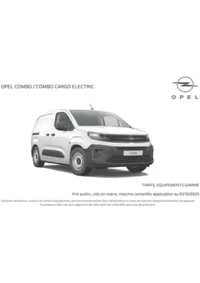 Prospectus Distributeur OPEL KRYSTAL SAS VILLENEUVE-D'ASCQ : Opel Combo Cargo