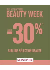 Prospectus Monoprix FONTAINEBLEAU : BEAUTY WEEK