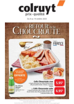 Prospectus Colruyt : Le retour de la choucroute