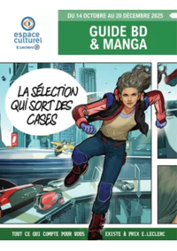 Prospectus Espace culturel E.Leclerc ISSENHEIM : E.Leclerc Espace Culturel GUIDE BD