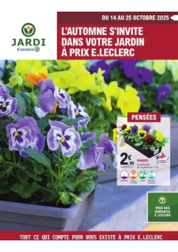 Prospectus Brico E.Leclerc PARTHENAY : Trafic Jardi Automne