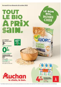 Prospectus Auchan Villeneuve-d'Ascq V2 : Tout le bio à prix sain