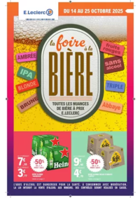 Prospectus E.Leclerc ETAMPES : FOIRE A LA BIERE - MIXTE