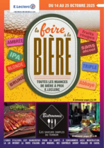 Prospectus E.Leclerc : FOIRE A LA BIERE - MIXTE