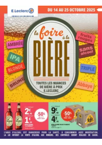 Prospectus E.Leclerc MUILLE VILLETTE : FOIRE A LA BIERE - MIXTE