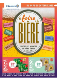 Prospectus E.Leclerc VIERZON : FOIRE A LA BIERE - MIXTE