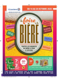 Prospectus E.Leclerc LECOUSSE : FOIRE A LA BIERE - MIXTE