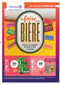 Prospectus E.Leclerc GOLBEY : FOIRE A LA BIERE - MIXTE
