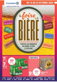 Prospectus E.Leclerc ST PRIEST EN JAREZ : FOIRE A LA BIERE - MIXTE